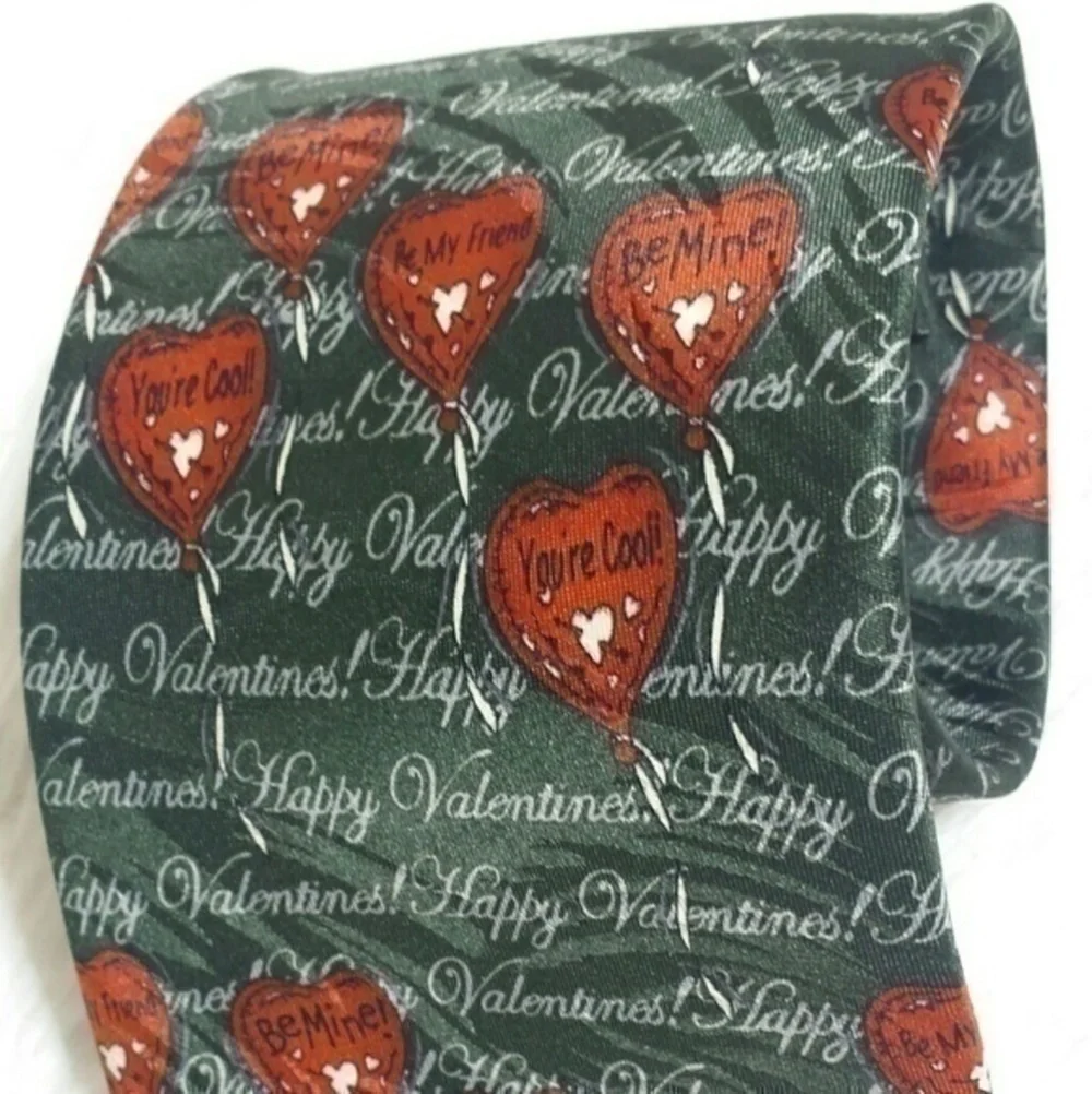 Vintage Keith Daniels Happy Valentine's Day Tie